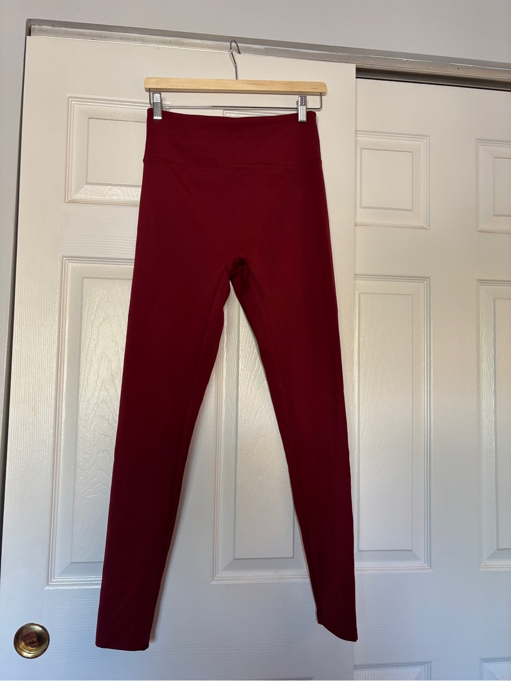 Girlfriend Collective High-Rise Burgundy Leggings